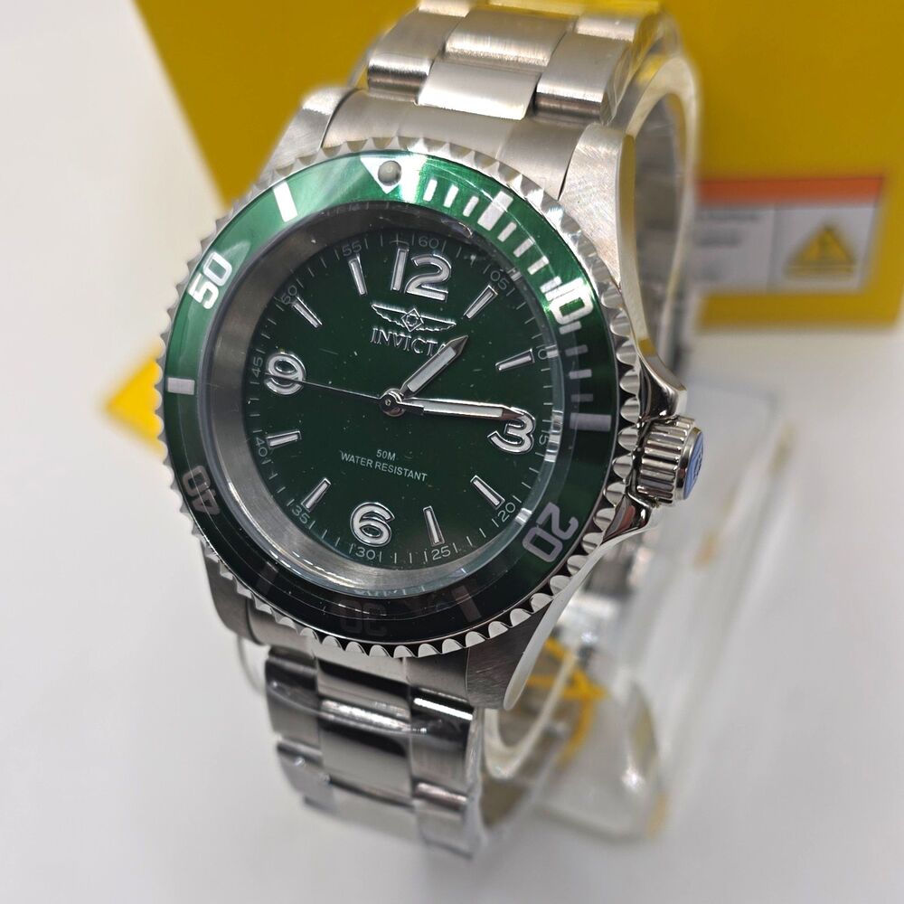Invicta Specialty Rowan Men's watch,40mm,quartz,diver bezel,30m,green,69480